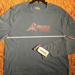 Mens Moisture Wicking Graphic Tee Size Large